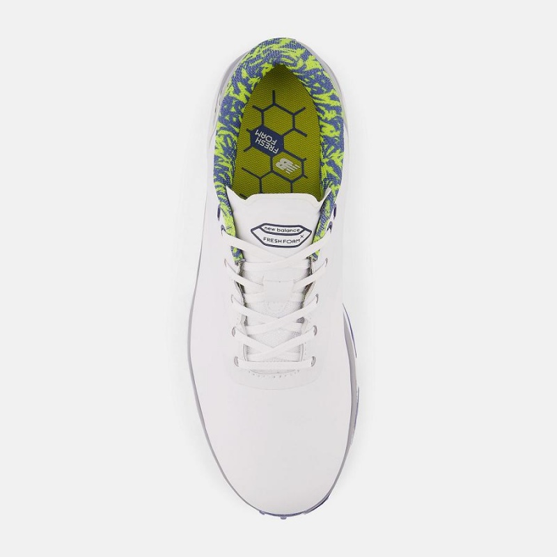 Zapatos de Golf New Balance Fresh Foam X Defender Hombre Blancas | EC 1592OR
