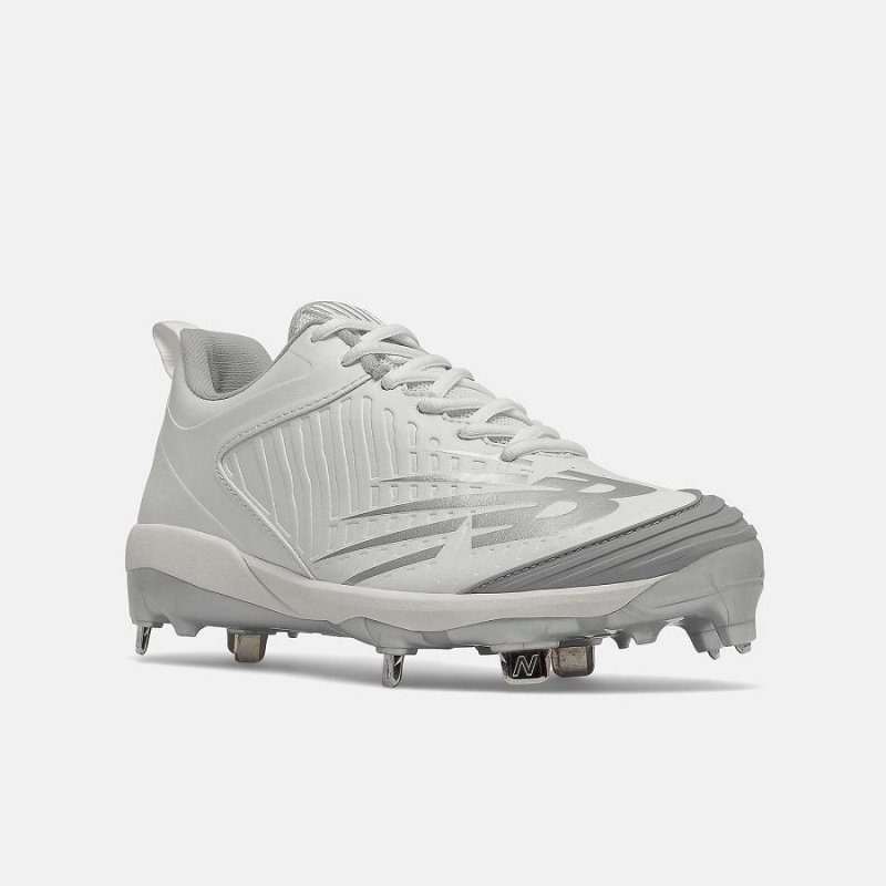 Zapatos de Softbol New Balance FUSE v3 Metal Pitch Mujer Gris | EC 2402WY