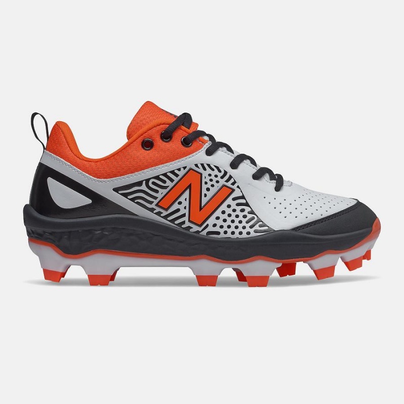 Zapatos de Softbol New Balance Fresh Foam Velo v2 Molded Mujer Naranjas Gris | EC 2398YU